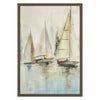 Pearce Blue Sailboats III Framed Art