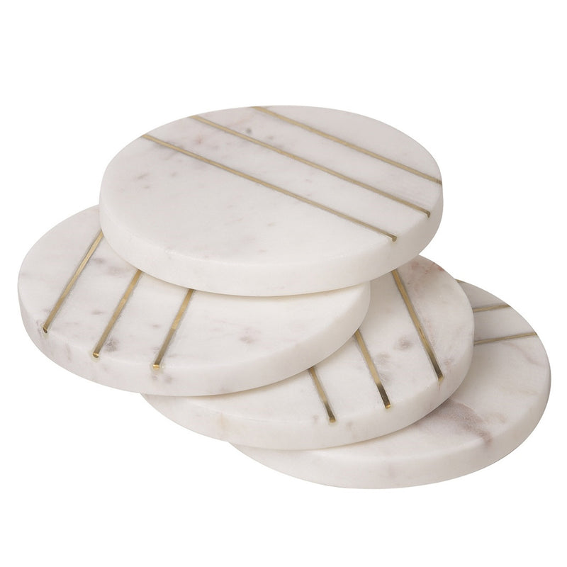 Moxy Marble Round Coaster Set of 8