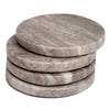 Zion Marble Round Coaster Set of 8