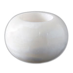 Alabaster Round Votive Candle Holder