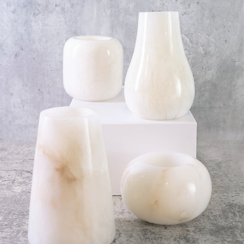 Alabaster Rim Vase