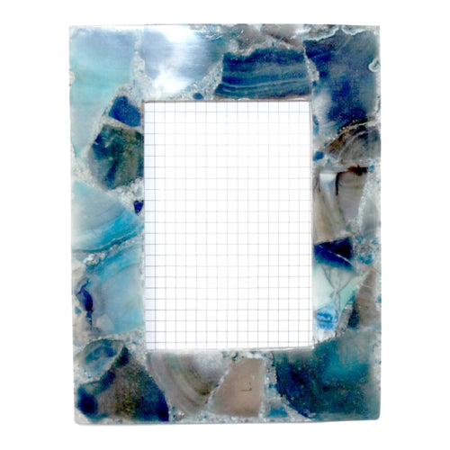 Desmond Blue Agate Picture Frame