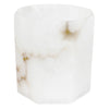 Crowell Alabaster Octagon Votive Holder