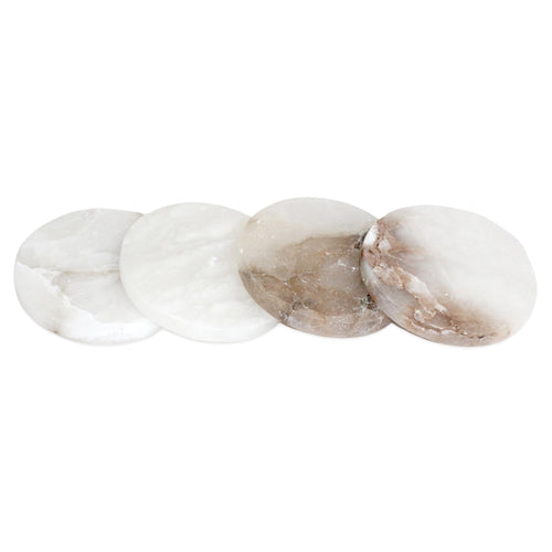 Crowell Alabaster Coaster Set of 4