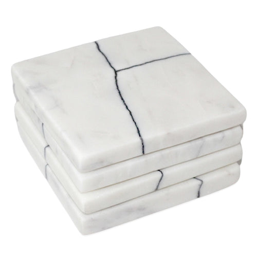 Carlton Square Marble Coaster Set of 4