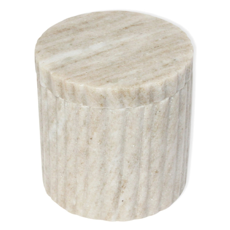 Butler Marble Ribbed Box