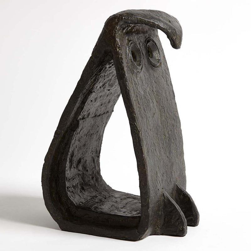 Global Views Bent Owl Sculpture