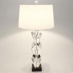 Global Views Facet Block Triple Table Lamp