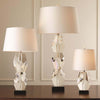 Global Views Facet Block Triple Table Lamp