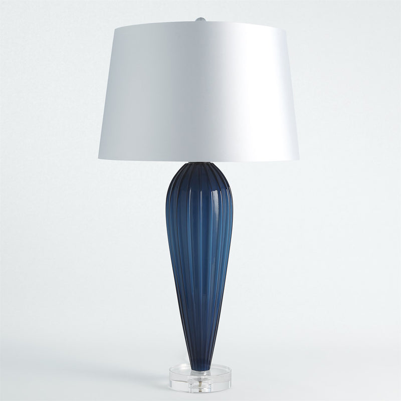 Global Views Teardrop Glass Table Lamp