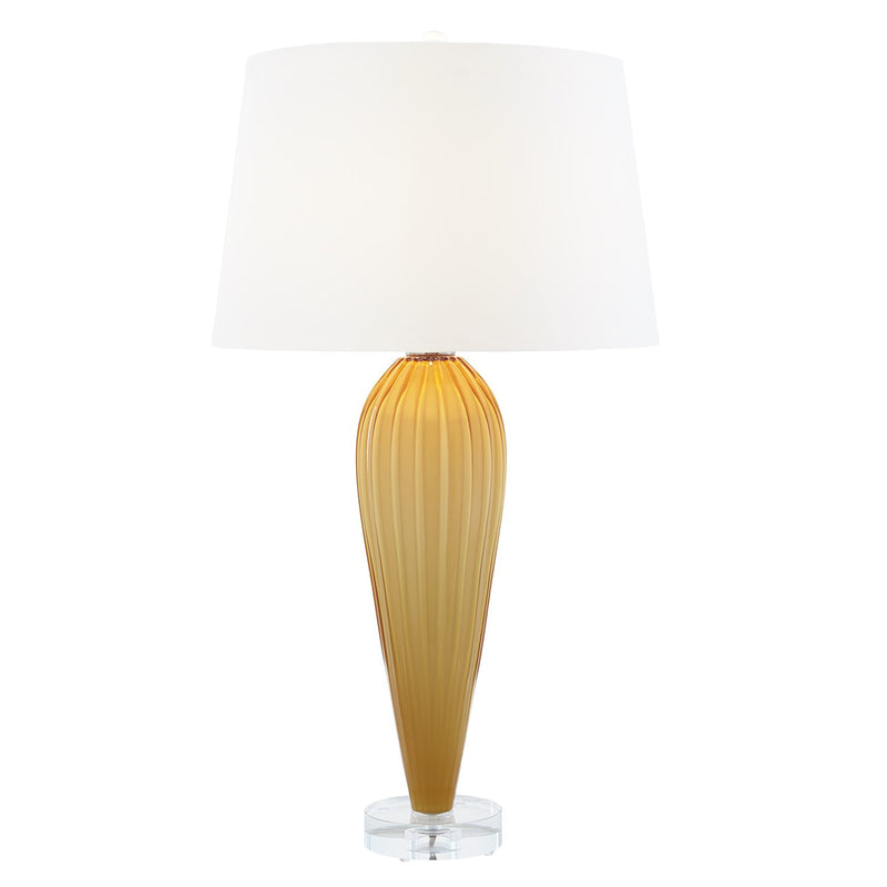 Global Views Teardrop Glass Table Lamp