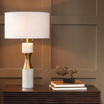 Global Views Marble Cinch Table Lamp