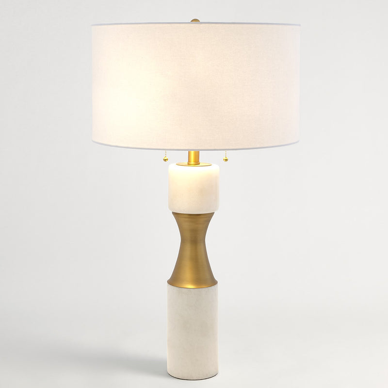 Global Views Marble Cinch Table Lamp