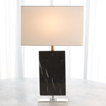 Global Views Marble Rectangular Table Lamp