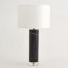 Global Views Marble Cylinder Table Lamp