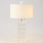 Global Views Crystal Plaid Table Lamp