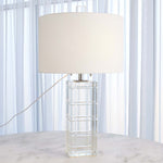 Global Views Crystal Plaid Table Lamp