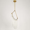 Global Views Draped Glass Chandelier