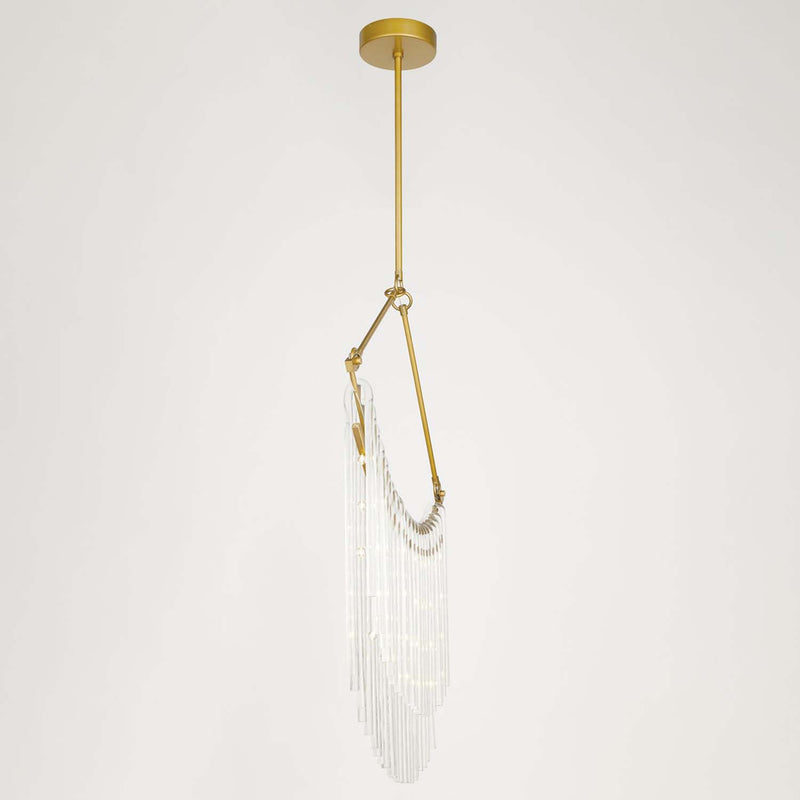 Global Views Draped Glass Chandelier