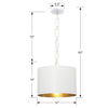 Brian Patrick Flynn For Crystorama Alston 1-Light Chandelier