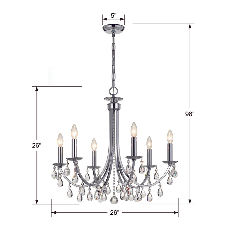 Crystorama Bridgehampton 6-Light Chandelier