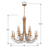 Crystorama Bridgehampton 12-Light Chandelier