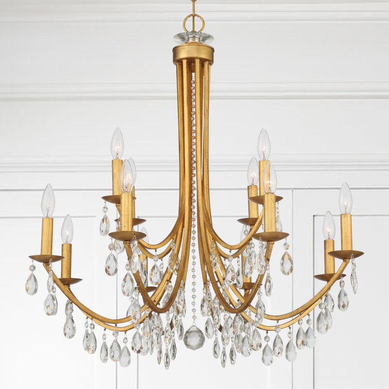 Crystorama Bridgehampton 12-Light Chandelier