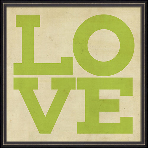 Love Poster Framed Print