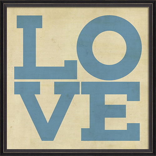 Love Poster Framed Print