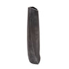 Textured Black Free Formed Tall Vase