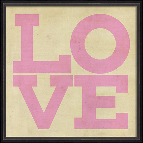 Love Poster Framed Print