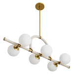 Arteriors Harrison Cream Linear Chandelier