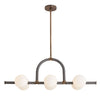 Arteriors Harrison Graphite Linear Chandelier