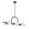 Arteriors Harrison Graphite Linear Chandelier