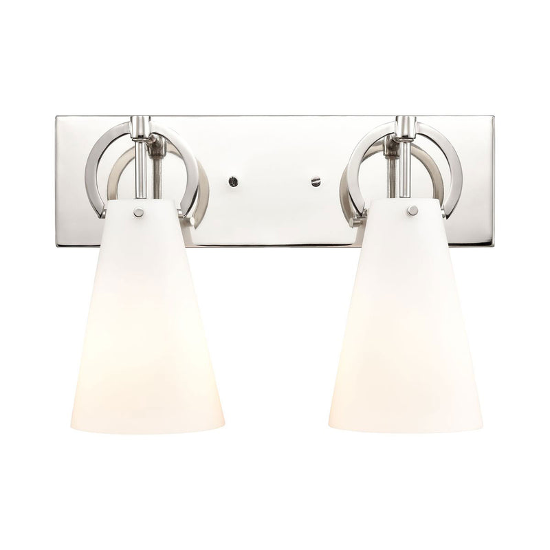 Wimborne Opal 2-Light Bath Vanity Light