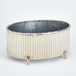 Global Views Corrugated Bamboo Cachepot