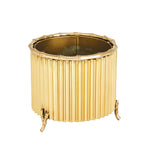 Global Views Corrugated Bamboo Cachepot