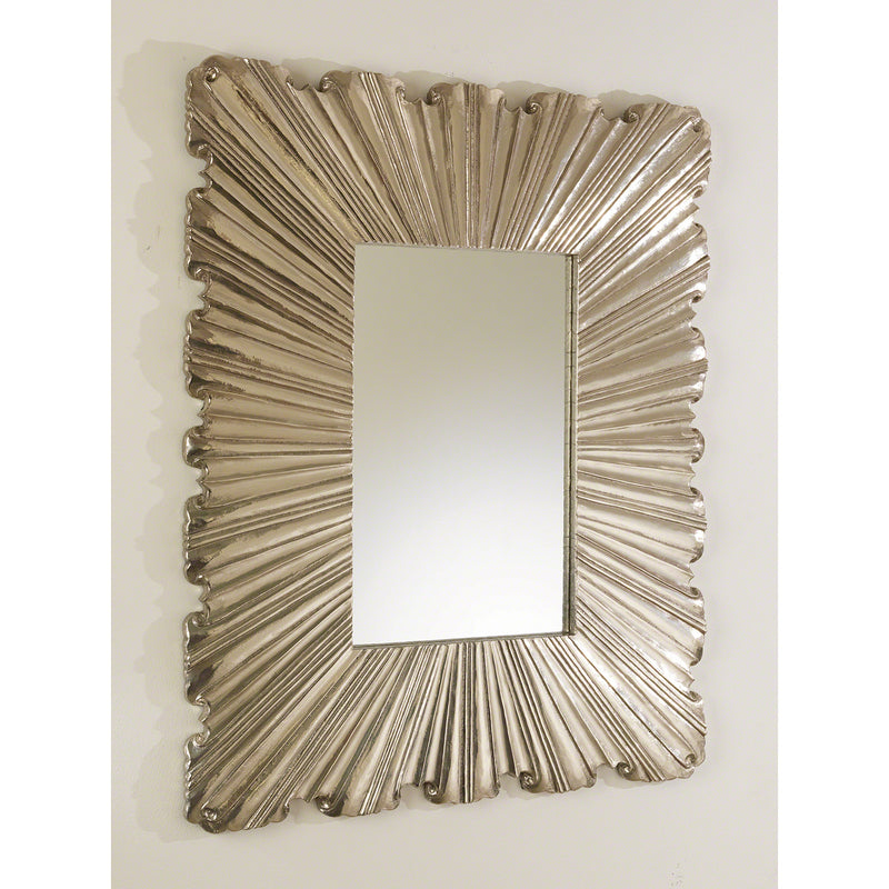 Global Views Linen Fold Wall Mirror