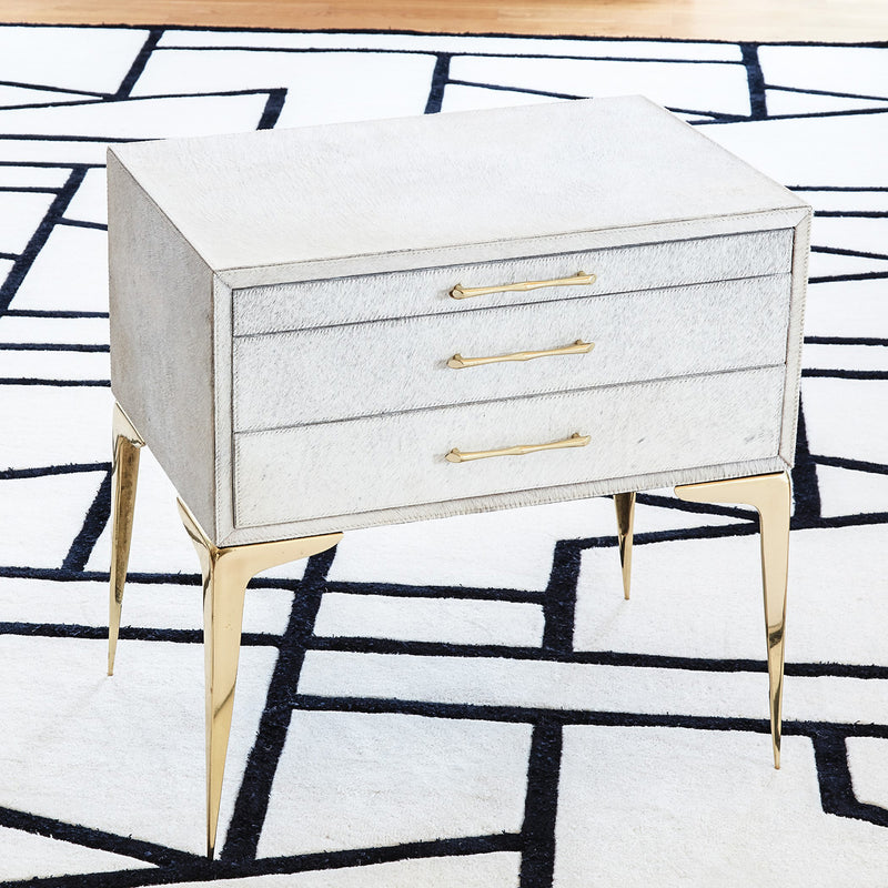 Global Views Stiletto Bedside Table