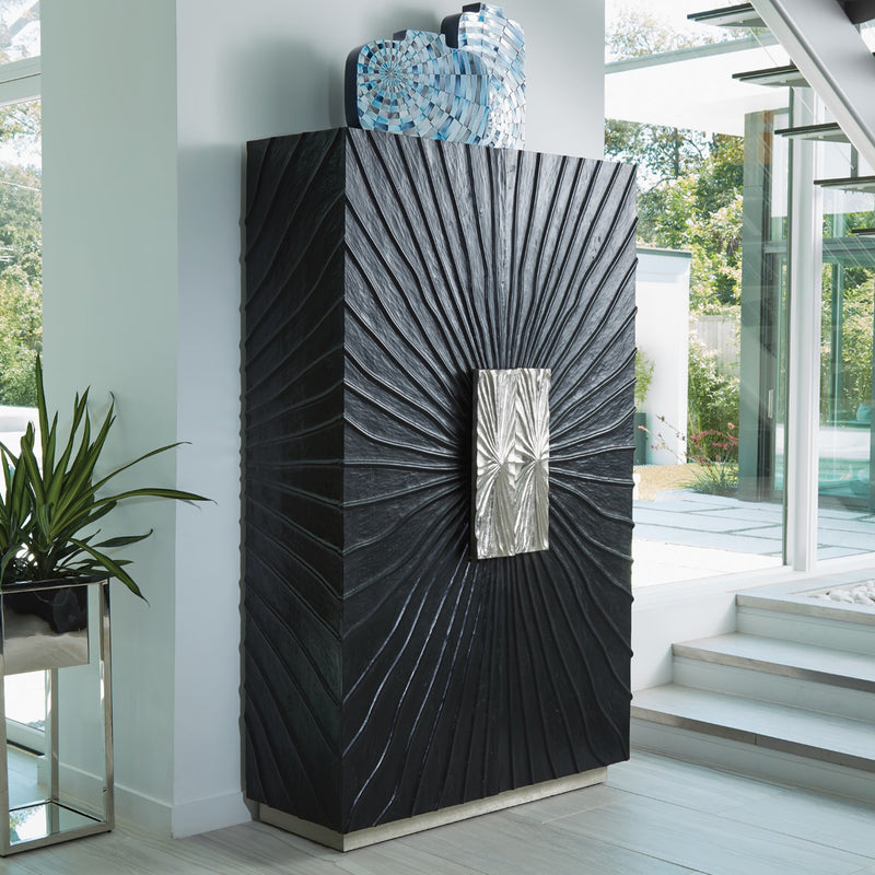 Global Views Pleated Tall Cabinet