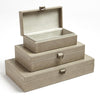 Global Views Marble Leather D Ring Box