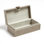 Global Views Marble Leather D Ring Box