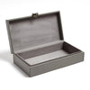 Global Views Marble Leather D Ring Box