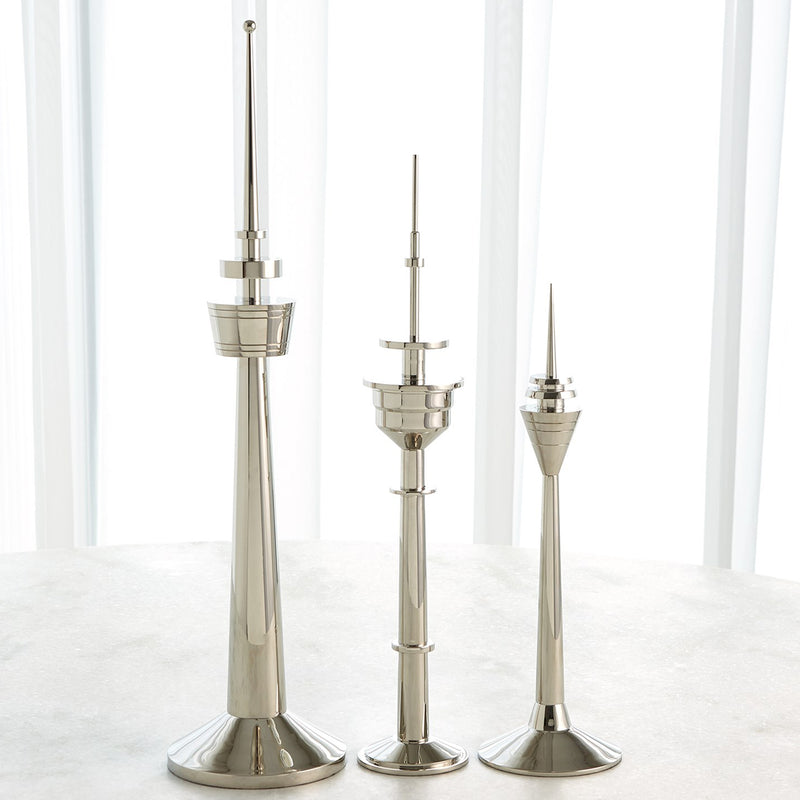 Global Views Radio Tower Sculpture - Final Sale