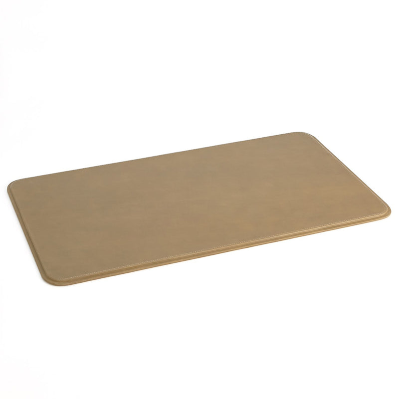 Global Views Radius Edge Leather Desk Blotter