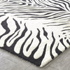 Global Views Zebra Wool Rug