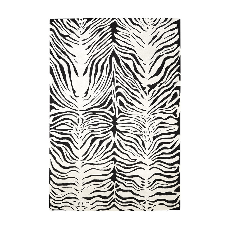 Global Views Zebra Wool Rug