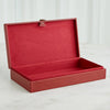 Global Views Marble Leather D Ring Box