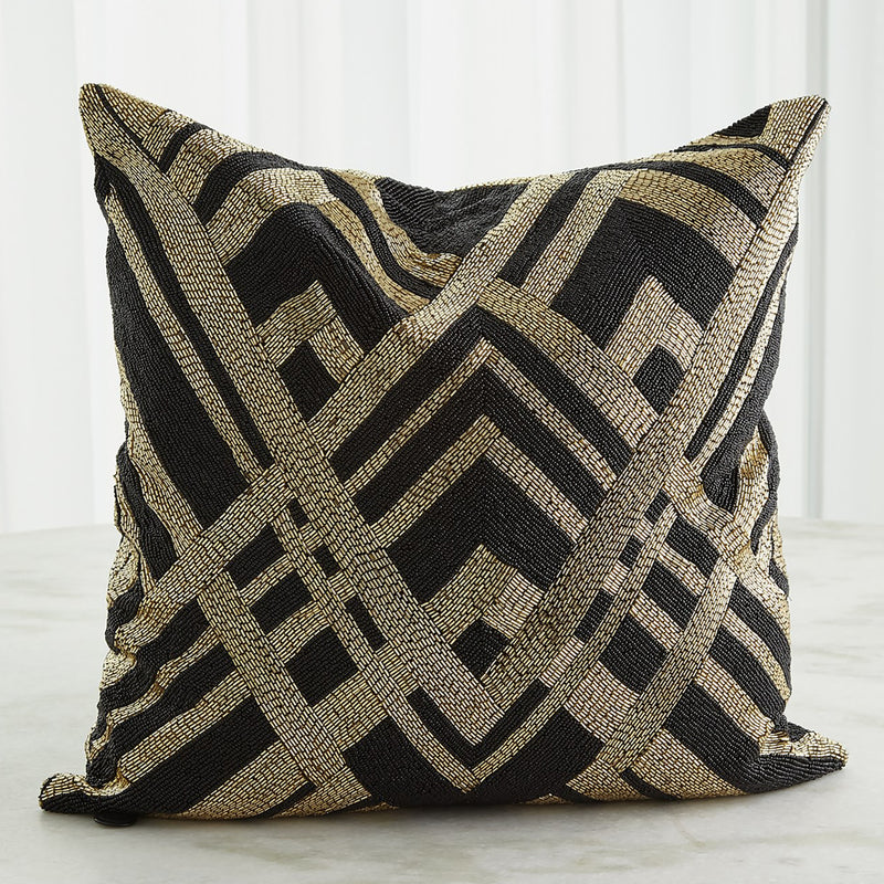 Global Views Woven Line Throw Pillow