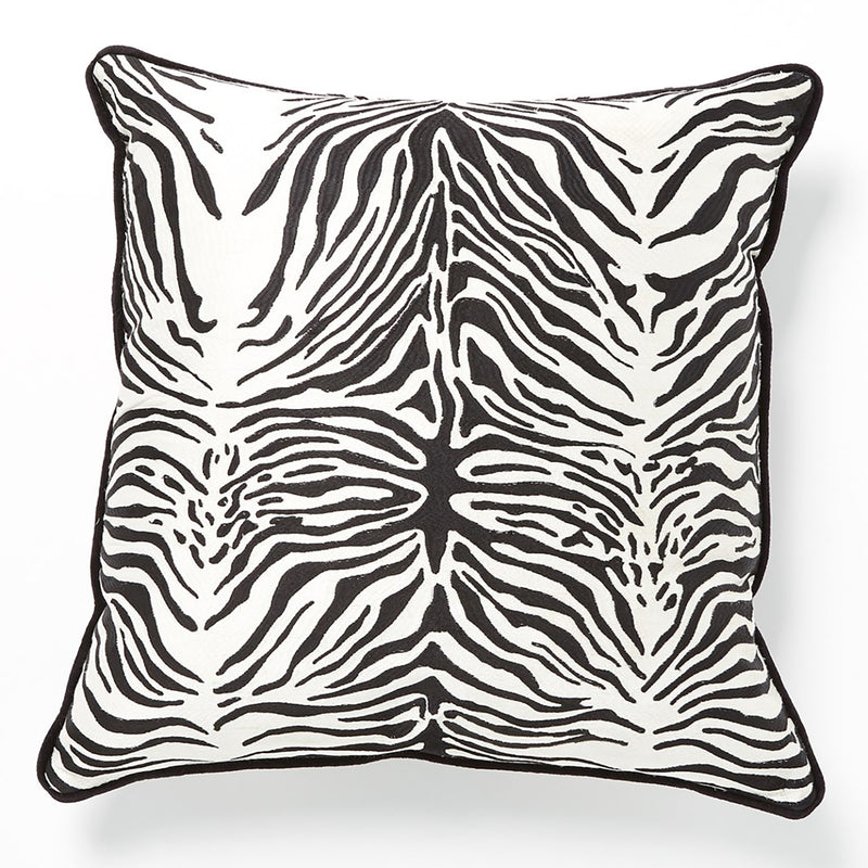 Global Views Zebra Throw Pillow